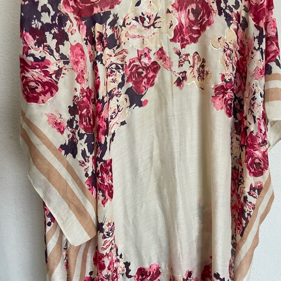 Colette - Army Green Short Sleeve T-Shirt with Open Shoulders - Size Small - Picture 2 of 4